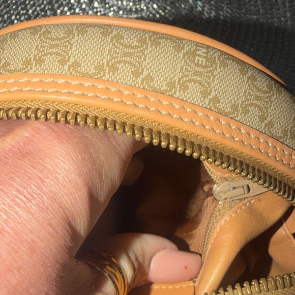💯Celine Tan and Brown Crossbody Bag vintage with COA - Picture 12 of 13